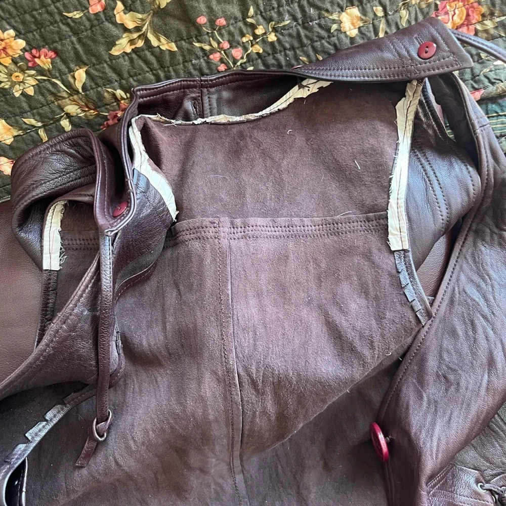 WOMEN’S leather vest MIKE & CHRIS MODIFIED boho biker